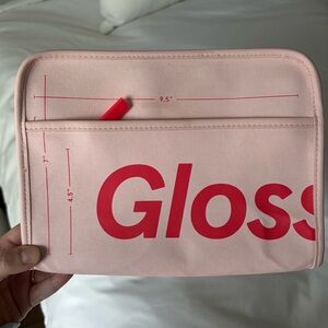 Glossier makeup bag